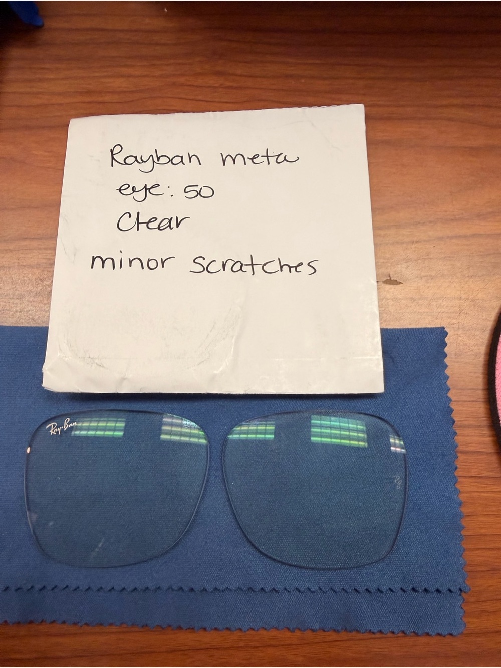 Ray-Ban Meta Lenses eye 50